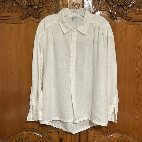 Sundance Tops - Sundance 100% Linen Long sleeved tunic. Medium